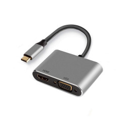 Ewent EW9700 adattatore grafico USB Nero, Argento