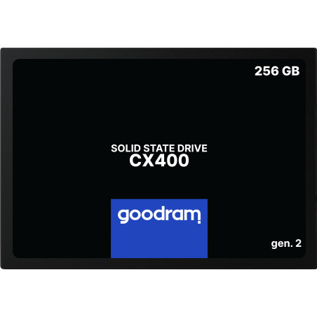 Disco duro interno solido ssd goodram ssdpr - cx400 - 256 - g2 256gb 2.5 pulgadas sata3 cx400