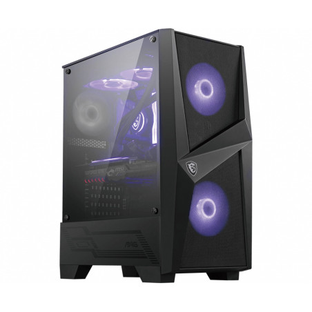 MSI MAG Forge 100M Midi Tower Nero, Trasparente