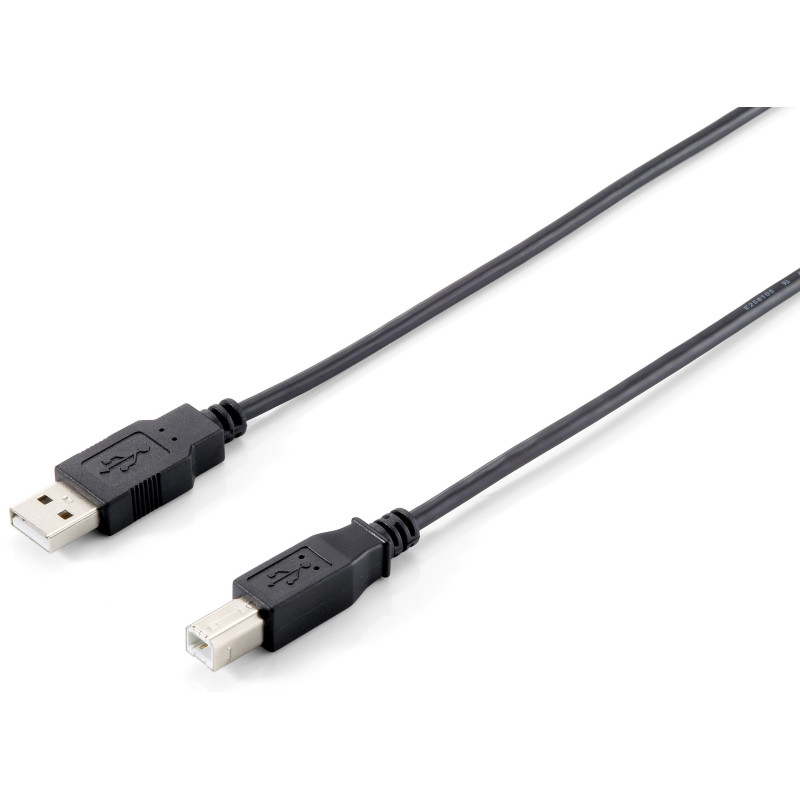 Equip 128861 Cavo USB 2.0 da tipo A a tipo B, 3,0 m, nero Equip 128861 Cavo USB 2.0 da tipo A a tipo B, 3,0 m, nero
