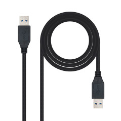 Nanocable 10.01.1001-BK USB cable USB 3.2 Gen 1 (3.1 Gen 1) 39.4" (1 m) USB A Black