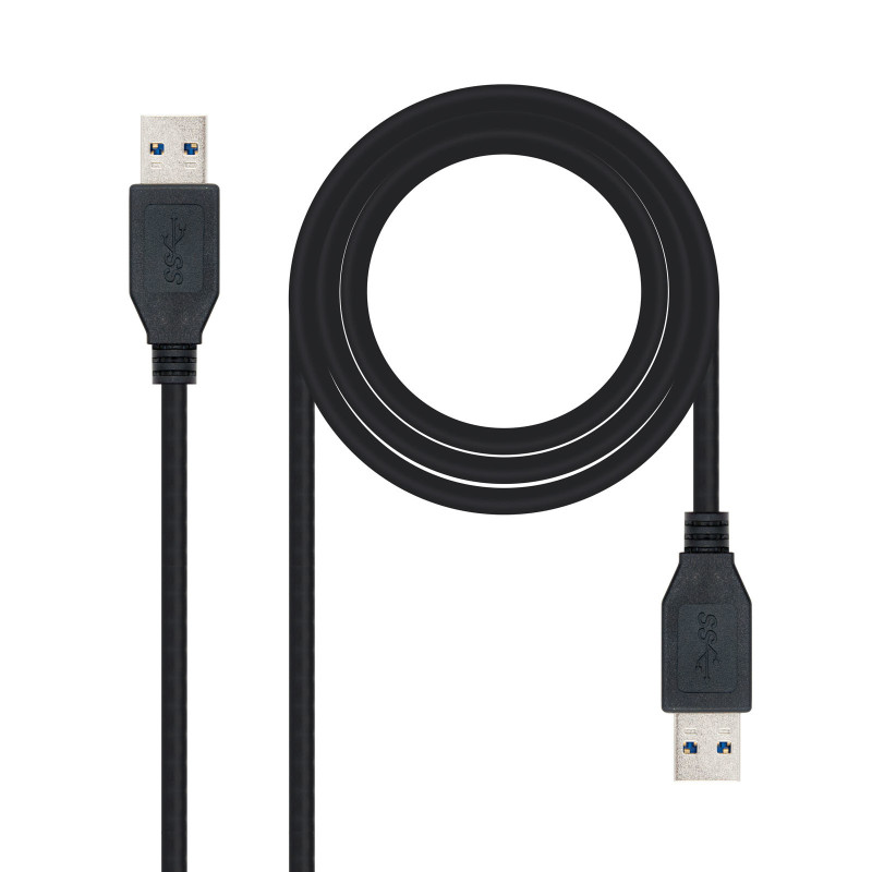 Nanocable 10.01.1001-BK cavo USB USB 3.2 Gen 1 (3.1 Gen 1) 1 m USB A Nero Nanocable 10.01.1001-BK cavo USB USB 3.2 Gen 1 (3.1 Gen 1) 1 m USB A Nero