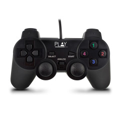 Ewent Play Black USB 2.0 Gamepad Analogue   Digital PC