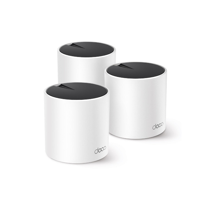 TP-Link DECO X55 (3-Pack) Dual-band (2.4 GHz / 5 GHz) Wi-Fi 6 (802.11ax) White Internal