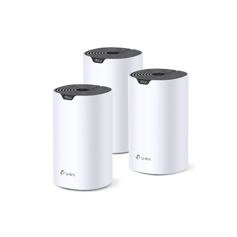 TP-Link Deco S7 (3-pack) Dual-band (2.4 GHz / 5 GHz) Wi-Fi 5 (802.11ac) White, Black Internal TP-Link Deco S7 (3-pack) Dual-band (2.4 GHz / 5 GHz) Wi-Fi 5 (802.11ac) White, Black Internal