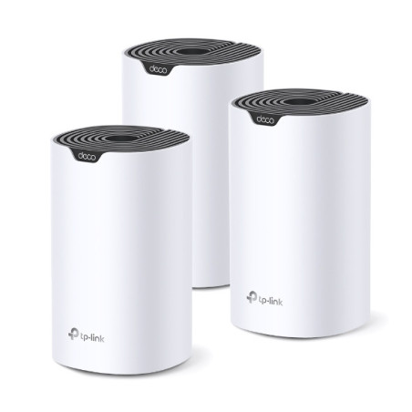 TP-Link Deco S7 (3-pack) Dual-band (2.4 GHz / 5 GHz) Wi-Fi 5 (802.11ac) White, Black Internal