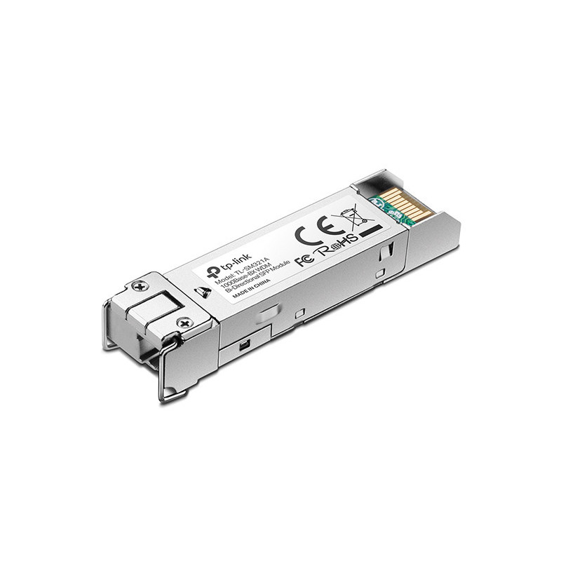 TP-Link TL-SM321B modulo del ricetrasmettitore di rete Fibra ottica 1250 Mbit/s SFP TP-Link TL-SM321B modulo del ricetrasmettitore di rete Fibra ottica 1250 Mbit/s SFP