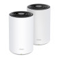 TP-Link Deco PX50(2-pack) Dual-band (2.4 GHz/5 GHz) Wi-Fi 6 (802.11ax) Bianco 1 Interno TP-Link Deco PX50(2-pack) Dual-band (2.4 GHz/5 GHz) Wi-Fi 6 (802.11ax) Bianco 1 Interno