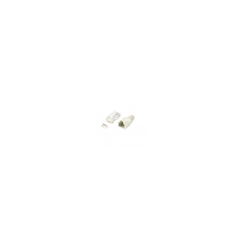 Equip 121175 wire connector RJ-45 Transparent, White Equip 121175 wire connector RJ-45 Transparent, White