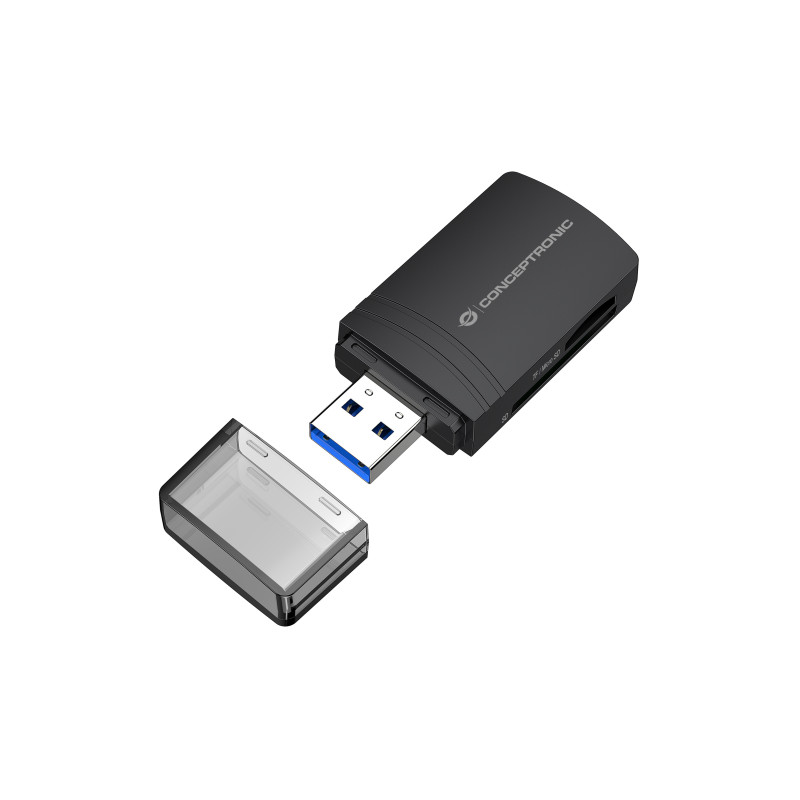 Conceptronic BIAN06B lettore di schede USB 3.2 Gen 1 (3.1 Gen 1) Type-A Nero Conceptronic BIAN06B lettore di schede USB 3.2 Gen 1 (3.1 Gen 1) Type-A Nero