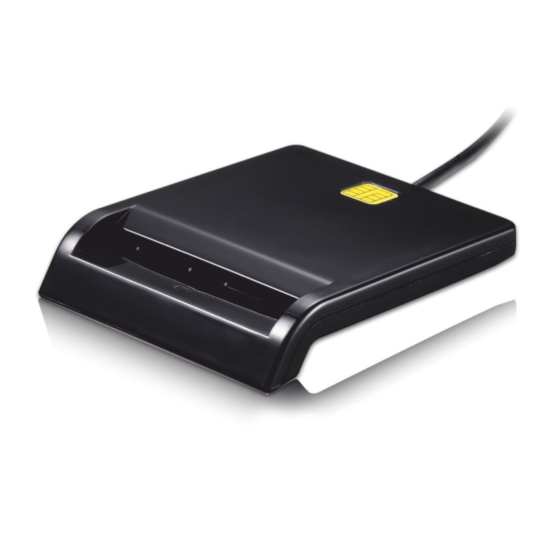 TooQ TQR-210B smart card reader Indoor USB 2.0 Black TooQ TQR-210B smart card reader Indoor USB 2.0 Black