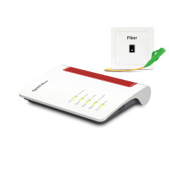 FRITZ!Box 5530 (WITH SFP XGSPON) router wireless Gigabit Ethernet Dual-band (2.4 GHz 5 GHz) Bianco