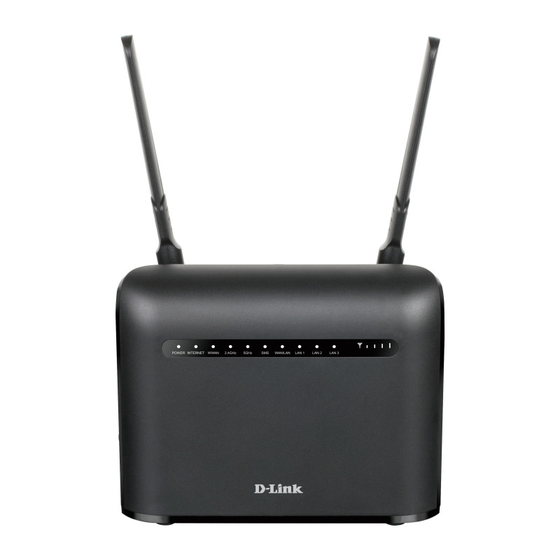D-Link AC1200 router wireless Gigabit Ethernet Dual-band (2.4 GHz/5 GHz) 4G Nero D-Link AC1200 router wireless Gigabit Ethernet Dual-band (2.4 GHz/5 GHz) 4G Nero