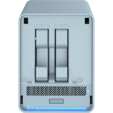 QNAP QMiroPlus-201W NAS Desktop Intel® Celeron® J4125 4 GB DDR4 0 TB QNAP Turbo System Blue