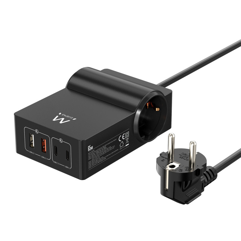 Ewent EW3992 power extension 59.1" (1.5 m) 2 AC outlet(s) Indoor Black Ewent EW3992 power extension 59.1" (1.5 m) 2 AC outlet(s) Indoor Black