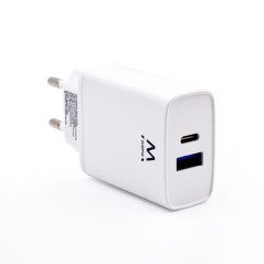 Ewent EW1321 mobile device charger Universal White AC Fast charging Indoor