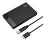 Ewent EW7049 storage drive enclosure HDD/SSD enclosure Black 2.5" Ewent EW7049 storage drive enclosure HDD/SSD enclosure Black 2.5"