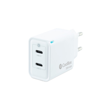 CoolBox COO-CUP-35CC mobile device charger Universal White AC Indoor