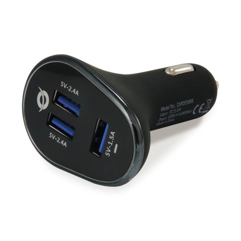 Conceptronic CARDEN06B mobile device charger Universal Black Cigar lighter Auto Conceptronic CARDEN06B mobile device charger Universal Black Cigar lighter Auto
