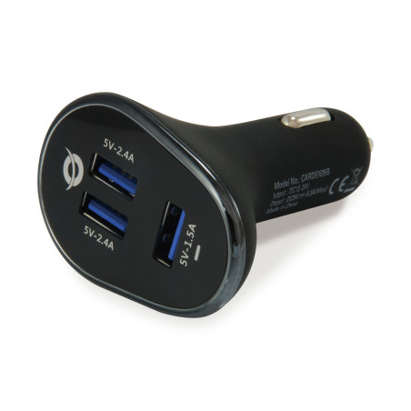 Conceptronic CARDEN06B mobile device charger Universal Black Cigar lighter Auto