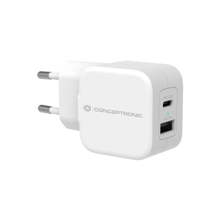 Conceptronic ALTHEA09W mobile device charger Universal White AC Fast charging Indoor