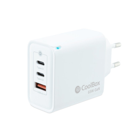 CoolBox COO-CUP-65CCA Caricabatterie per dispositivi mobili Universale Bianco AC Interno