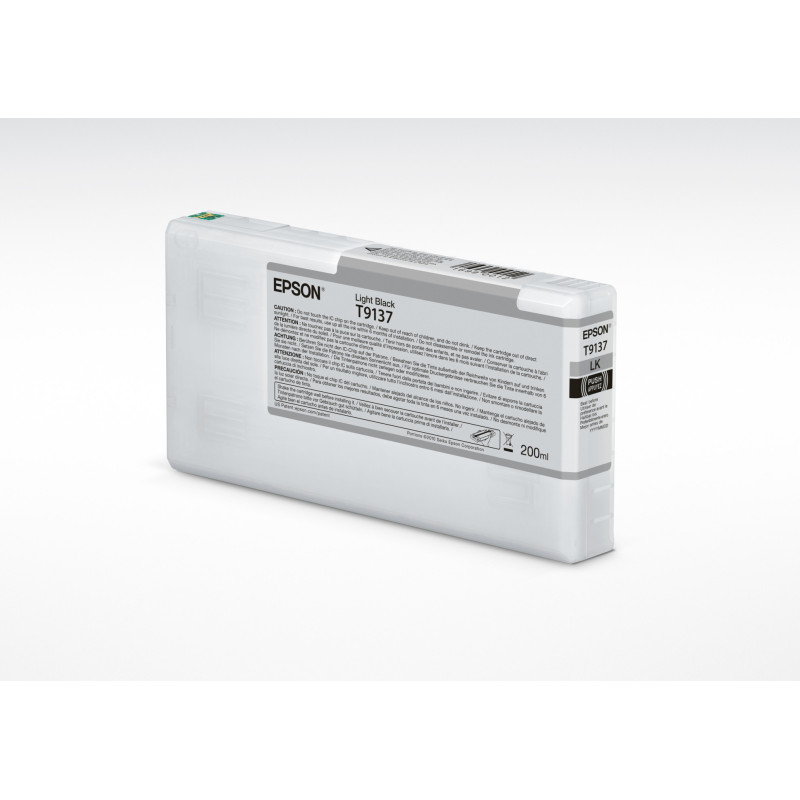 Epson T9137 Light Black Ink Cartridge (200ml) Epson T9137 Light Black Ink Cartridge (200ml)