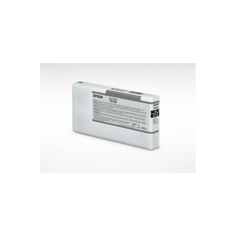 Epson T9138 cartuccia d'inchiostro 1 pz Originale Nero opaco Epson T9138 cartuccia d'inchiostro 1 pz Originale Nero opaco
