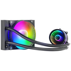 Mars Gaming MLONE120 computer cooling system Processor All-in-one liquid cooler 4.72" (12 cm) Black 1 pc(s)
