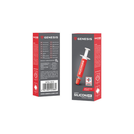 GENESIS SILICON 851 heat sink compound Thermal grease 0.0176 oz (0.5 g)