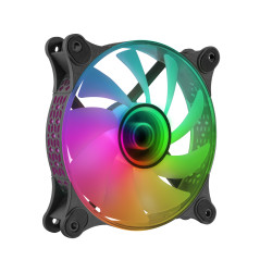 Mars Gaming MF3D computer cooling system Computer case Fan 4.72" (12 cm) Black 1 pc(s)
