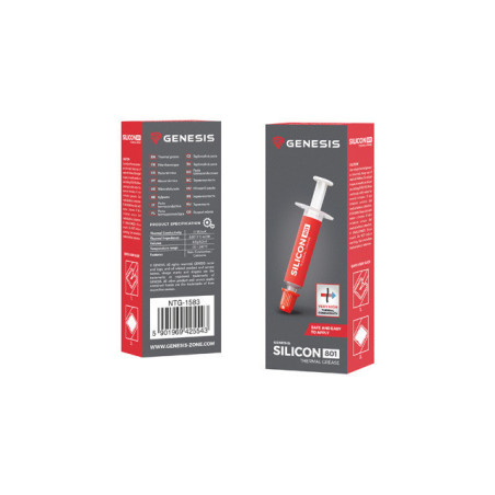 GENESIS SILICON 801 heat sink compound Thermal grease 0.0176 oz (0.5 g)