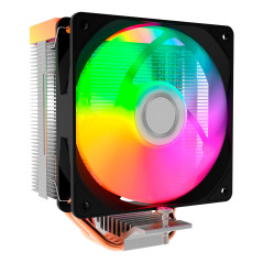 CoolBox Infinite Air 120 Processore Raffreddatore d'aria 12 cm Alluminio, Nero 1 pz