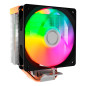 CoolBox Infinite Air 120 Processore Raffreddatore d'aria 12 cm Alluminio, Nero 1 pz CoolBox Infinite Air 120 Processore Raffreddatore d'aria 12 cm Alluminio, Nero 1 pz