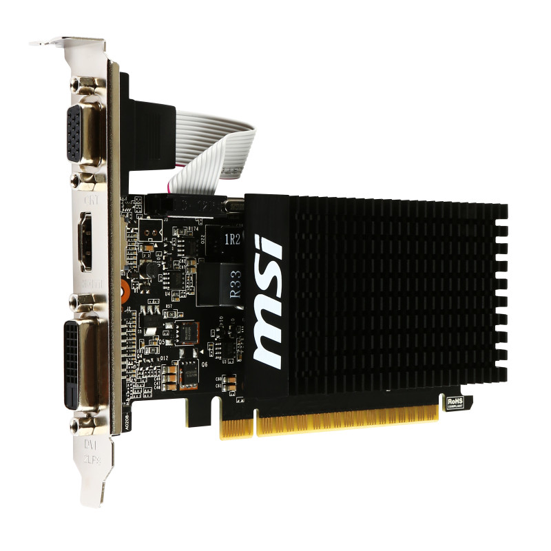 MSI GT 710 2GD3H LP graphics card NVIDIA GeForce GT 710 2 GB GDDR3 MSI GT 710 2GD3H LP graphics card NVIDIA GeForce GT 710 2 GB GDDR3
