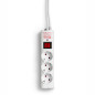 Salicru 680BA000001 surge protector White 3 AC outlet(s) 250 V 59.1" (1.5 m)