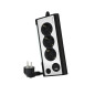 Nanocable 10.37.0013-BK power extension 59.1" (1.5 m) 3 AC outlet(s) Indoor Aluminum, Black Nanocable 10.37.0013-BK power extension 59.1" (1.5 m) 3 AC outlet(s) Indoor Aluminum, Black