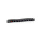 Equip 333283 power distribution unit (PDU) 8 AC outlet(s) 1U Black