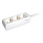 Equip 245550 prolunghe e multiple 1,5 m 3 presa(e) AC Interno Bianco Equip 245550 prolunghe e multiple 1,5 m 3 presa(e) AC Interno Bianco