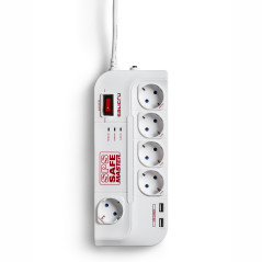 Salicru 680BA000005 surge protector White 5 AC outlet(s) 250 V 70.9" (1.8 m)