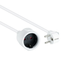 Nanocable 10.22.0610-W power extension 393.7" (10 m) 1 AC outlet(s) Indoor White