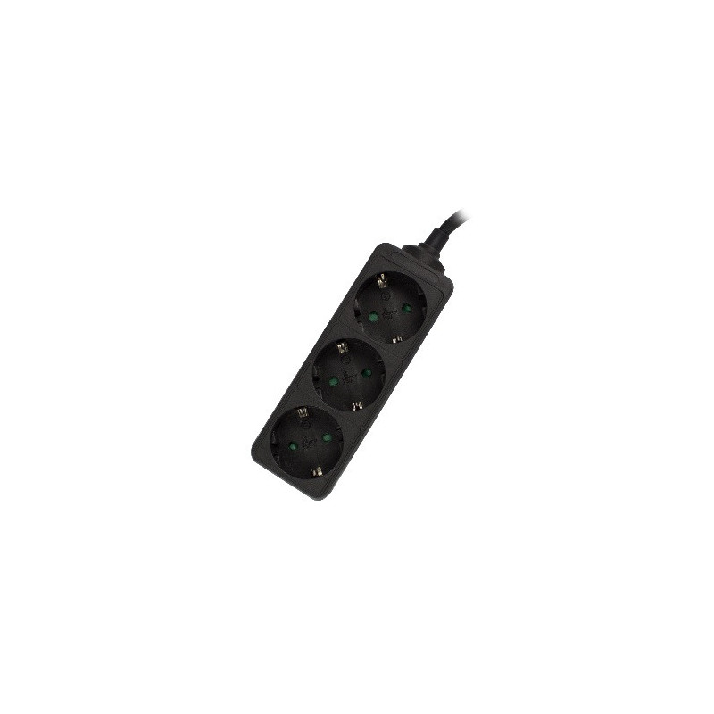 Ewent EW3959 power extension 59.1" (1.5 m) 3 AC outlet(s) Indoor Black Ewent EW3959 power extension 59.1" (1.5 m) 3 AC outlet(s) Indoor Black