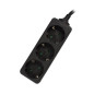 Ewent EW3959 power extension 59.1" (1.5 m) 3 AC outlet(s) Indoor Black Ewent EW3959 power extension 59.1" (1.5 m) 3 AC outlet(s) Indoor Black