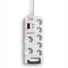 Salicru 680BA000006 surge protector White 7 AC outlet(s) 250 V 70.9" (1.8 m)