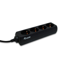 Equip 333281 power extension 43.3" (1.1 m) 4 AC outlet(s) Black
