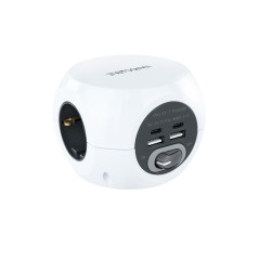 Nanocable 10.37.0001 mobile device charger Universal White AC Indoor