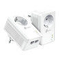 TP-Link TL-PA7027P KIT adattatore di rete PowerLine 1000 Mbit/s Collegamento ethernet LAN Bianco 2 pz TP-Link TL-PA7027P KIT adattatore di rete PowerLine 1000 Mbit/s Collegamento ethernet LAN Bianco 2 pz