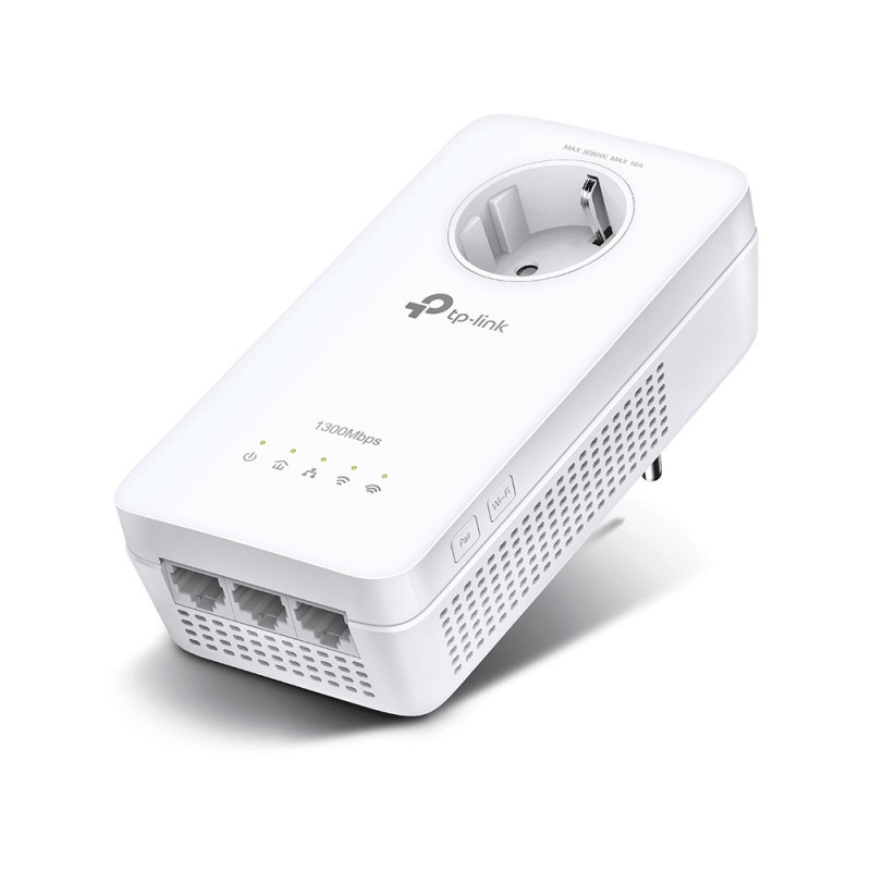 TP-Link TL-WPA8631P adattatore di rete PowerLine 300 Mbit/s Collegamento ethernet LAN Wi-Fi Bianco 1 pz TP-Link TL-WPA8631P adattatore di rete PowerLine 300 Mbit/s Collegamento ethernet LAN Wi-Fi Bianco 1 pz