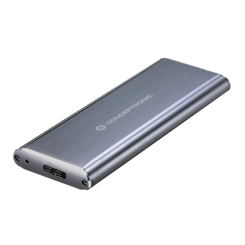 Conceptronic DDE03G storage drive enclosure SSD enclosure Gray M.2