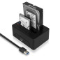 Ewent EW7014 storage drive docking station USB 3.2 Gen 1 (3.1 Gen 1) Type-A Black Ewent EW7014 storage drive docking station USB 3.2 Gen 1 (3.1 Gen 1) Type-A Black